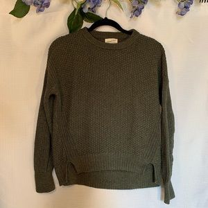 Olive Crewneck Sweater